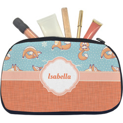 Foxy Yoga Makeup / Cosmetic Bag - Medium (Personalized)