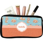 Foxy Yoga Makeup / Cosmetic Bag - Small (Personalized)