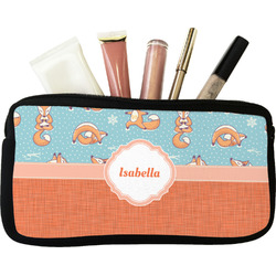 Foxy Yoga Makeup / Cosmetic Bag (Personalized)