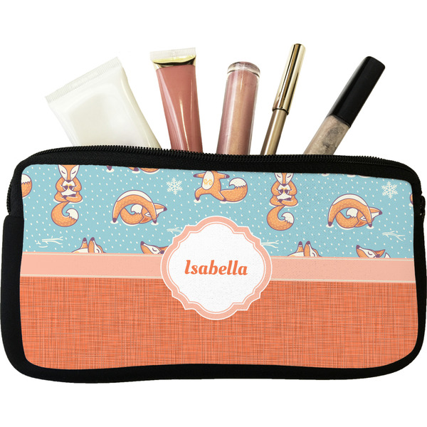 Custom Foxy Yoga Makeup / Cosmetic Bag - Small (Personalized)
