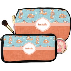 Foxy Yoga Makeup / Cosmetic Bag (Personalized)