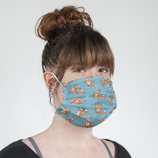 Foxy Yoga Mask - Quarter View on Girl
