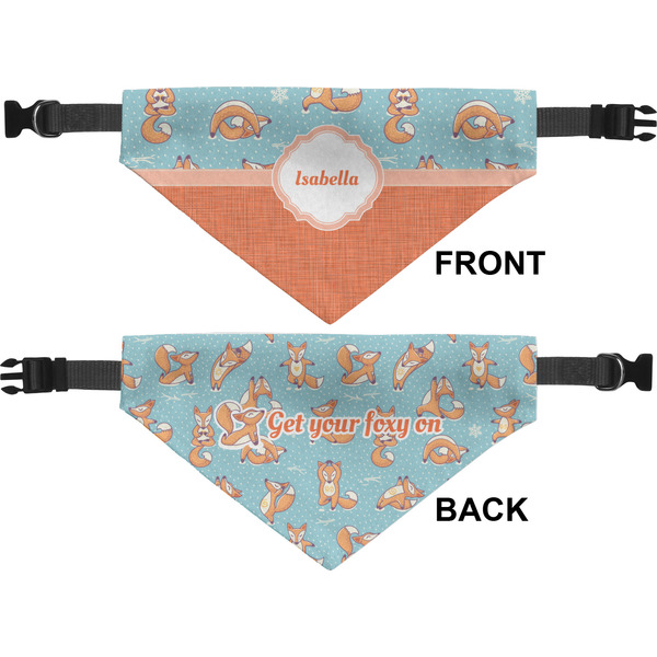 Foxy Yoga Medium Dog Bandana Approval