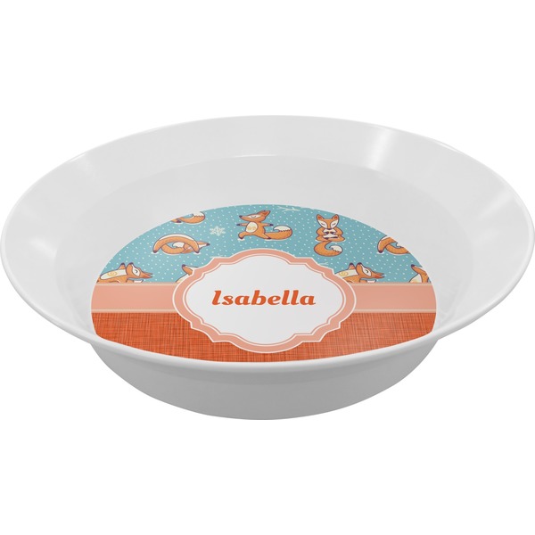 Custom Foxy Yoga Melamine Bowl - 12 oz (Personalized)