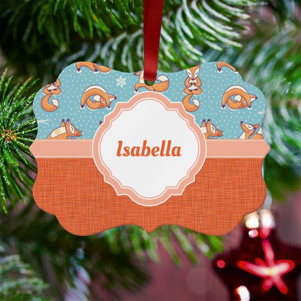 Foxy Yoga Metal Benilux Ornament - Lifestyle