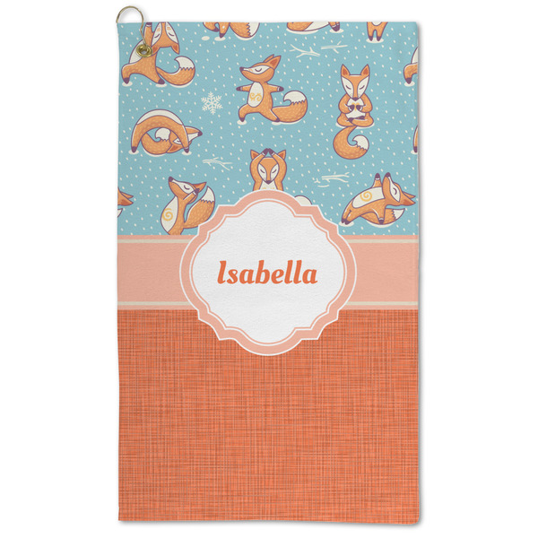 Custom Foxy Yoga Microfiber Golf Towel (Personalized)