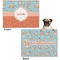 Foxy Yoga Microfleece Dog Blanket - Regular - Front & Back