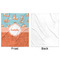 Foxy Yoga Minky Blanket - 50"x60" - Single Sided - Front & Back