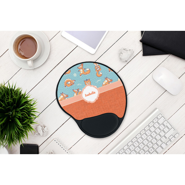 Foxy Yoga Mouse Pad with Wrist Rest - LIFESYTLE 1