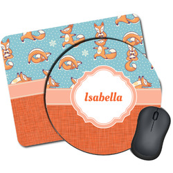 Foxy Yoga Mouse Pad (Personalized)