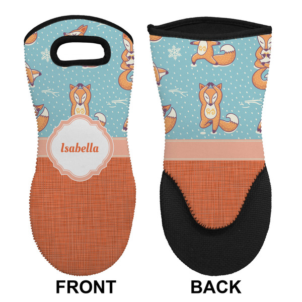 Foxy Yoga Neoprene Oven Mitt (Front & Back)