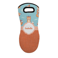 Foxy Yoga Neoprene Oven Mitt w/ Name or Text