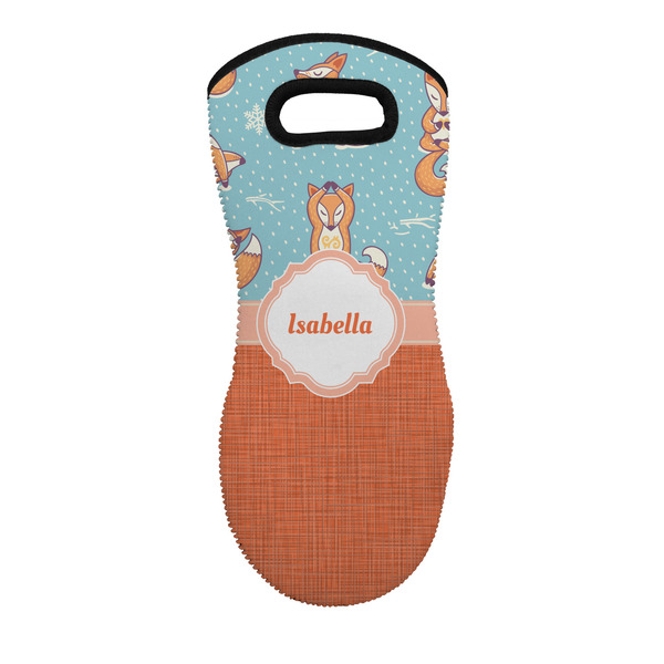 Custom Foxy Yoga Neoprene Oven Mitt w/ Name or Text
