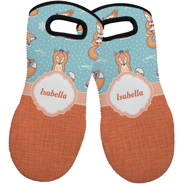 Foxy Yoga Neoprene Oven Mitt -Set of 2 - Front