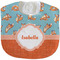 Foxy Yoga Velour Baby Bib w/ Name or Text