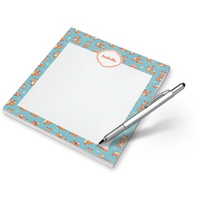 Foxy Yoga Notepad (Personalized)