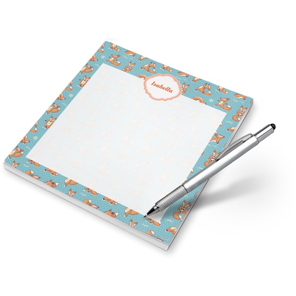 Custom Foxy Yoga Notepad (Personalized)