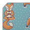 Foxy Yoga Octagon Placemat - Single front (DETAIL)