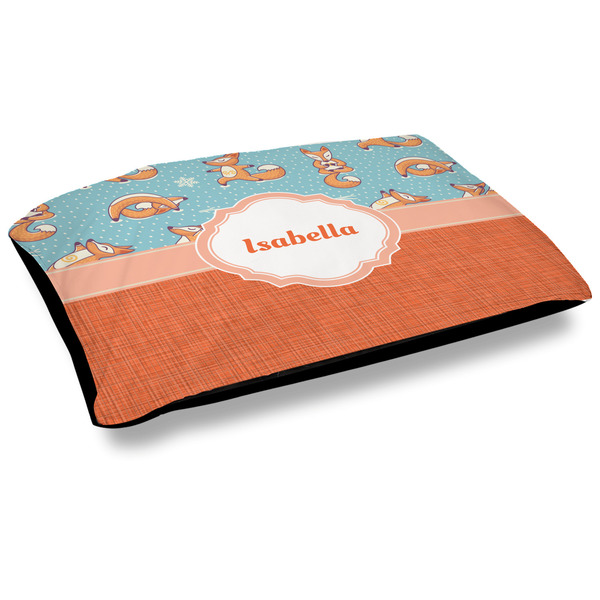 Custom Foxy Yoga Outdoor Dog Bed - Large (Personalized)