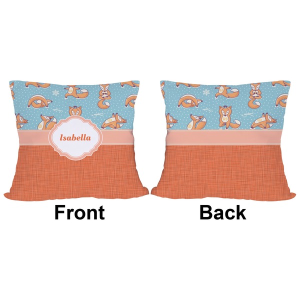 Foxy Yoga Outdoor Pillow - 20x20