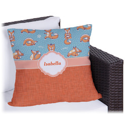 Foxy Yoga Outdoor Pillow (Personalized)