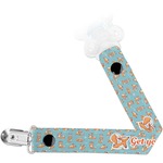 Foxy Yoga Pacifier Clip (Personalized)