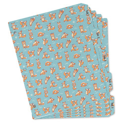 Foxy Yoga Binder Tab Divider - Set of 5 (Personalized)