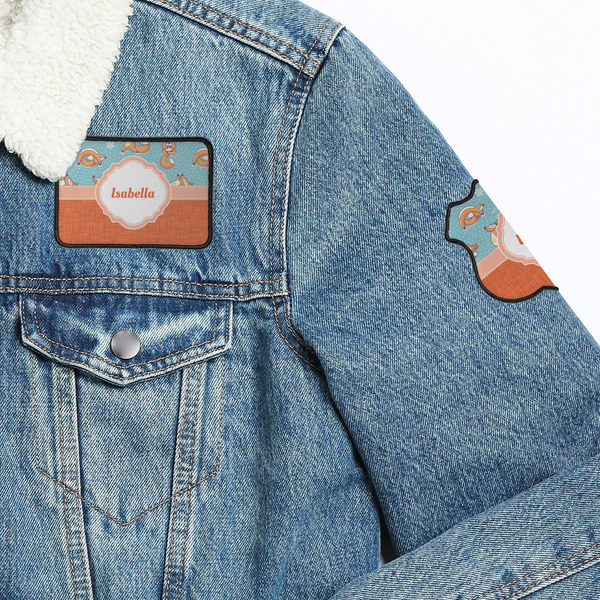 Foxy Yoga Patches Lifestyle Jean Jacket Detail