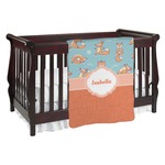 Foxy Yoga Baby Blanket (Personalized)