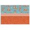 Foxy Yoga Personalized Placemat (Back)
