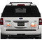 Foxy Yoga Personalized Square Car Magnets on Ford Explorer