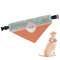 Foxy Yoga Dog Bandana - Small (Personalized)
