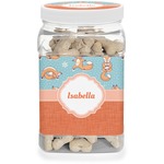 Foxy Yoga Dog Treat Jar (Personalized)