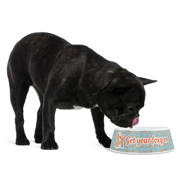 Foxy Yoga Plastic Pet Bowls - Medium - LIFESTYLE
