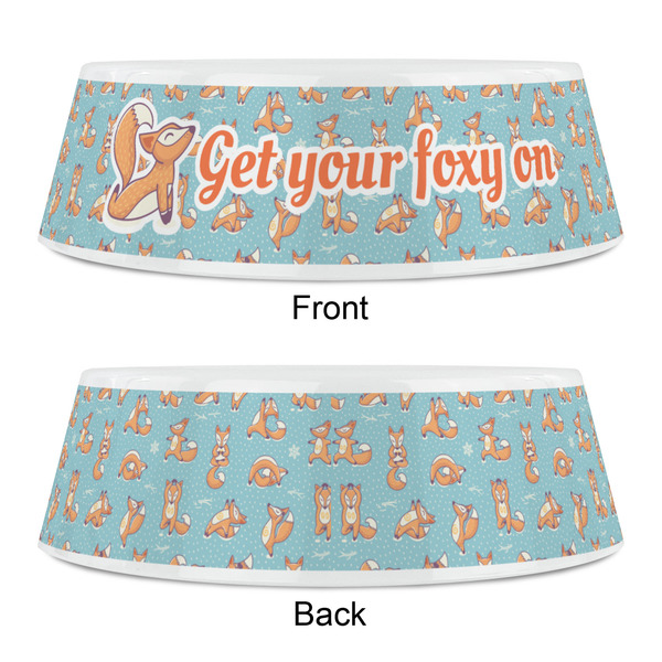 Foxy Yoga Plastic Pet Bowls - Small - APPROVAL