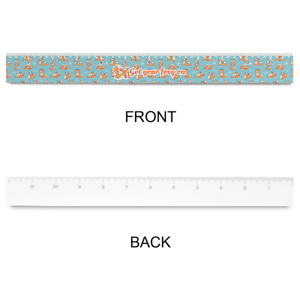 Foxy Yoga Plastic Ruler - 12" - APPROVAL