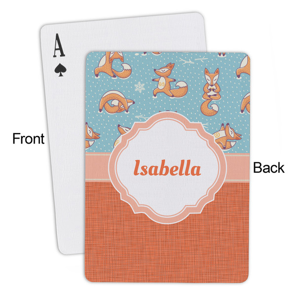 Foxy Yoga Playing Cards - Approval