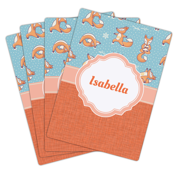 Foxy Yoga Playing Cards - Hand Back View