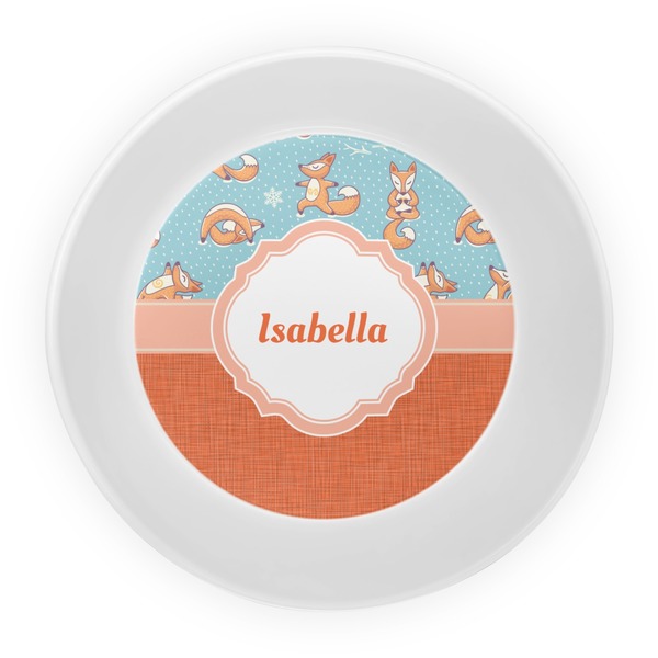 Foxy Yoga Melamine Bowl - Center