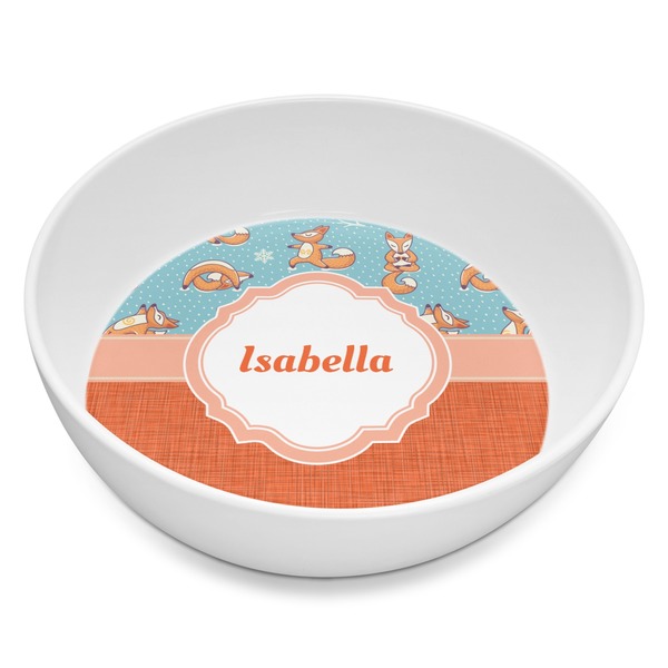 Custom Foxy Yoga Melamine Bowl - 8 oz (Personalized)