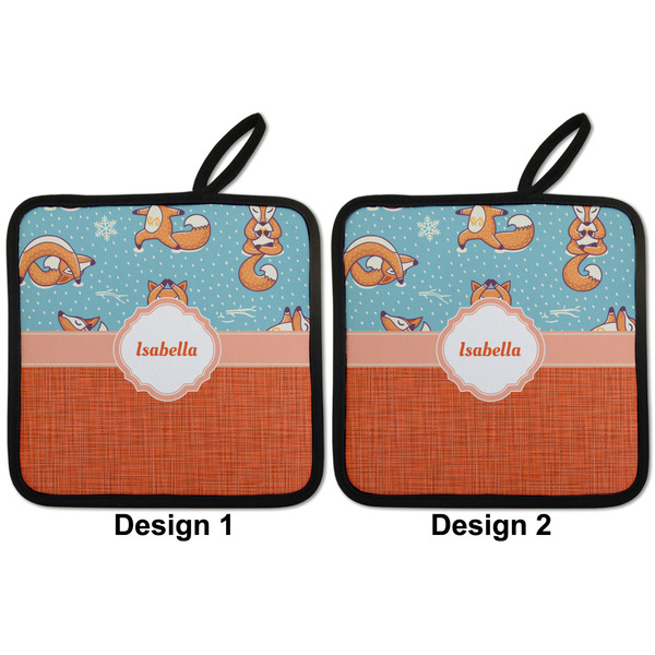 Foxy Yoga Pot Holders - Set of 2 APPROVAL