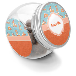 Foxy Yoga Puppy Treat Jar (Personalized)