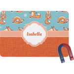 Foxy Yoga Rectangular Fridge Magnet (Personalized)