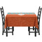 Foxy Yoga Rectangular Tablecloths - Side View