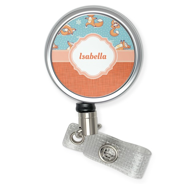 Custom Foxy Yoga Retractable Badge Reel (Personalized)