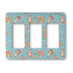 Foxy Yoga Rocker Style Light Switch Cover - Three Switch