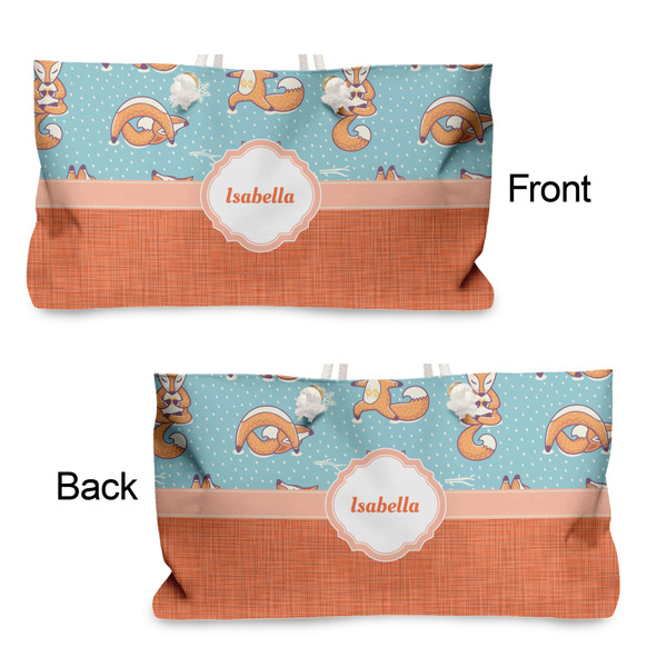 Foxy Yoga Large Rope Tote - From & Back View