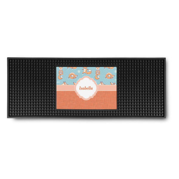Custom Foxy Yoga Rubber Bar Mat (Personalized)