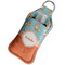 Foxy Yoga Sanitizer Holder Keychain - Large in Case