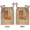 Foxy Yoga Santa Bag - Front and Back